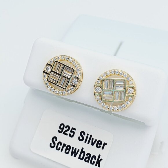 925 Sterling Silver Cubic Zirconia Earrings, U19254786 - Picture 5 of 10